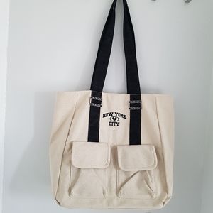 NYC Disney Canvas Tote Bag